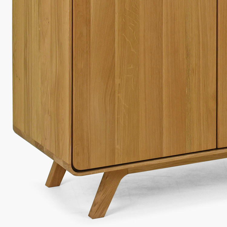 Avalon tölgy komód 3 ajtó 134 cm – natúr tölgy