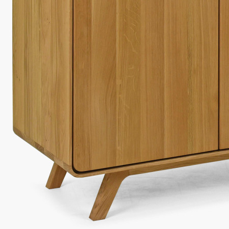 Avalon tölgy komód 3 ajtó 134 cm – natúr tölgy