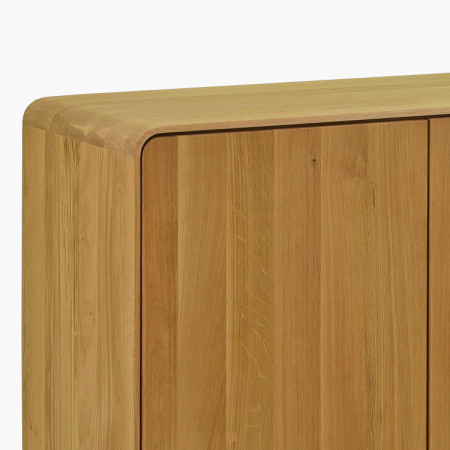 Avalon tölgy komód 3 ajtó 134 cm – natúr tölgy