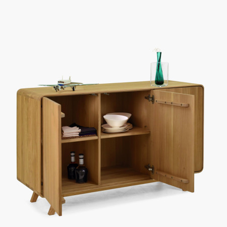 Avalon tölgy komód 3 ajtó 134 cm – natúr tölgy