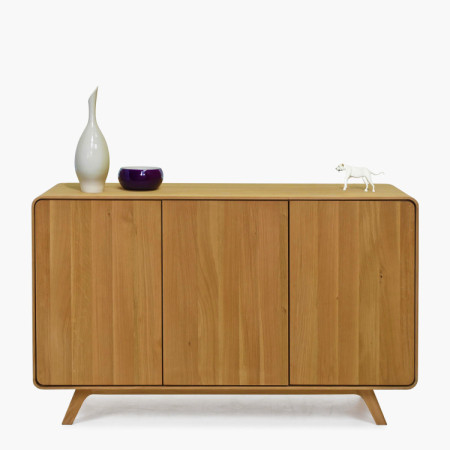 Avalon tölgy komód 3 ajtó 134 cm – natúr tölgy