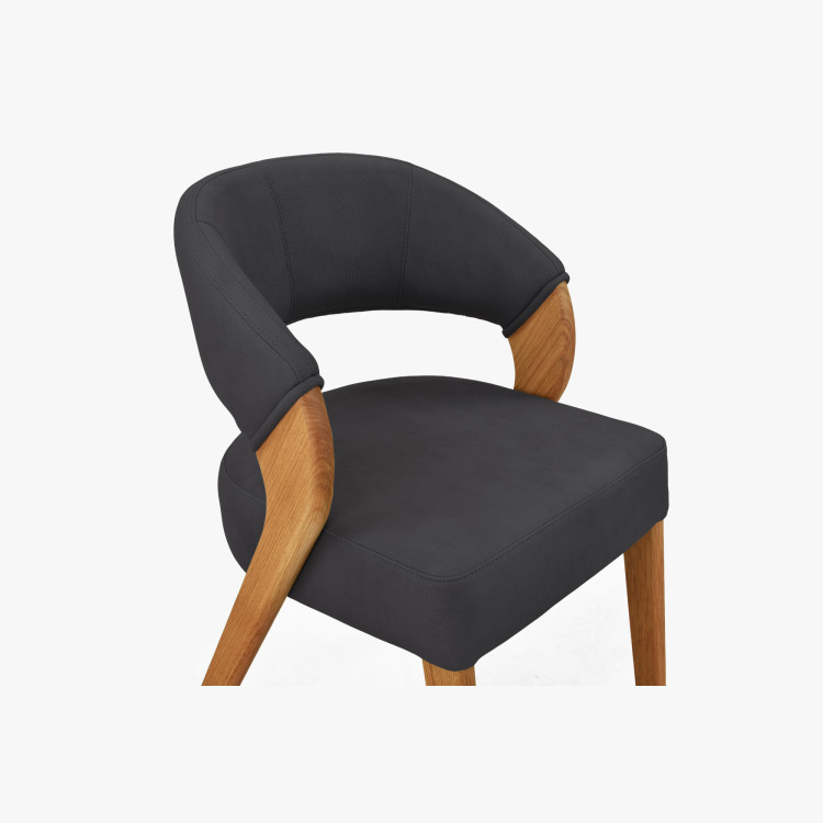 Design luxus szék - tölgy, Almondo