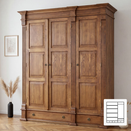 RUHASZEKRÉNY PRESTIGE (D-SAW-68 C1) BARNA LAKK