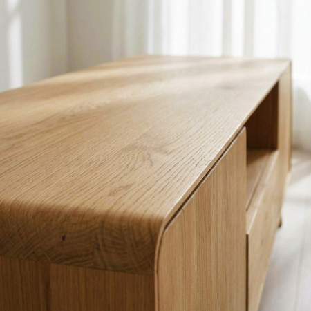 Tömör tölgy TV komód 180 cm Avalon tölgy natural