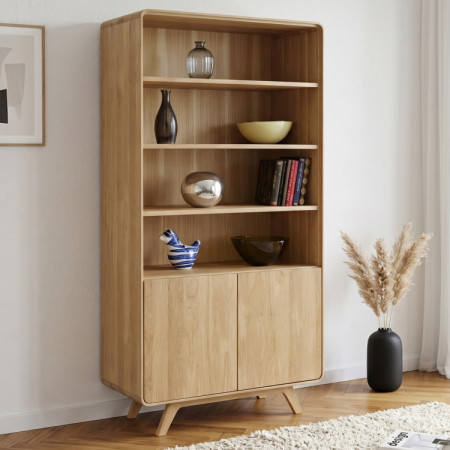 Nappali fal - tömör tölgy fehér tölgy színben