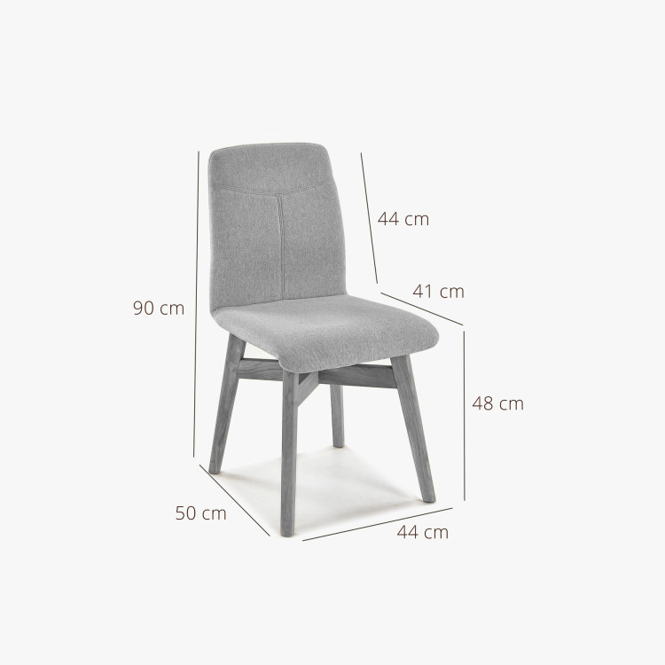 YORK étkezőszék, szürke - easy clean