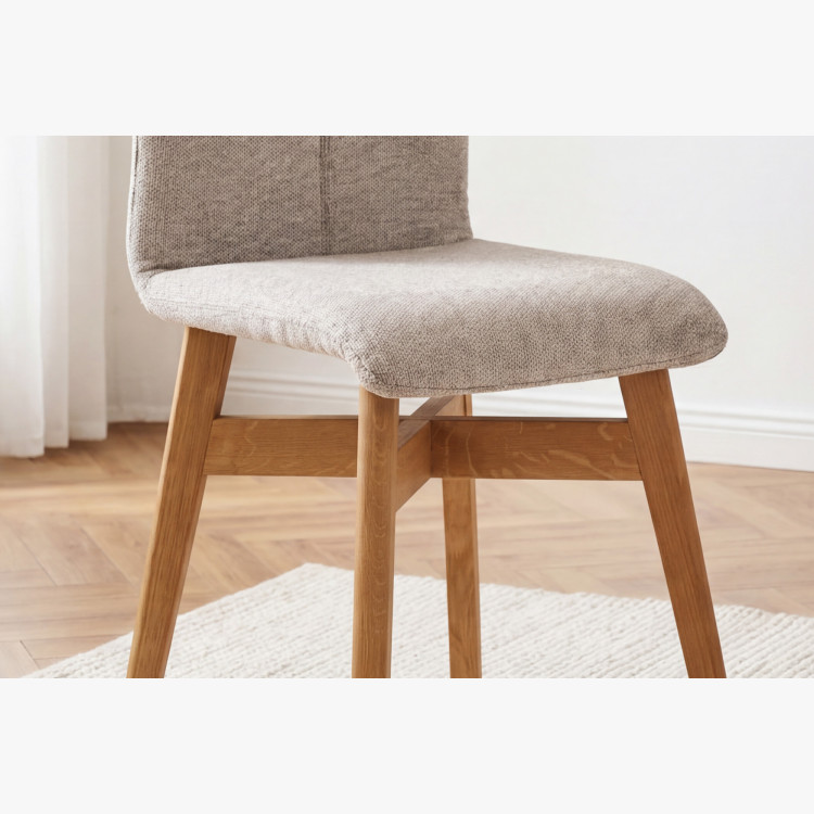 YORK étkezőszék, szürke - easy clean