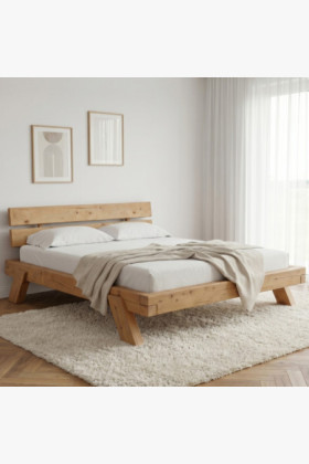 Tömör fenyő ágy 180 × 200 cm - Lienka