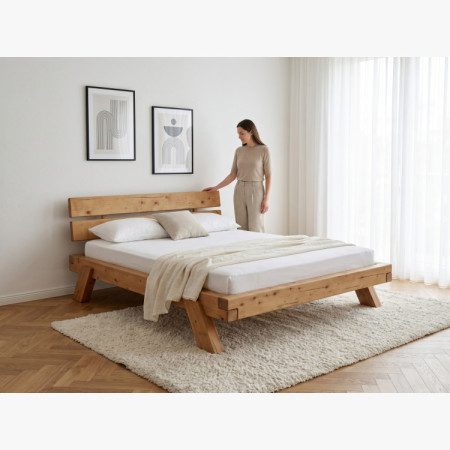 Tömör fenyő ágy 180 × 200 cm - Lienka