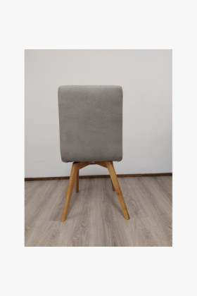 Étkezőszék Lara / Arosa – ecru (műbőr, szürke) – 1 db apró hibával (outlet) 2