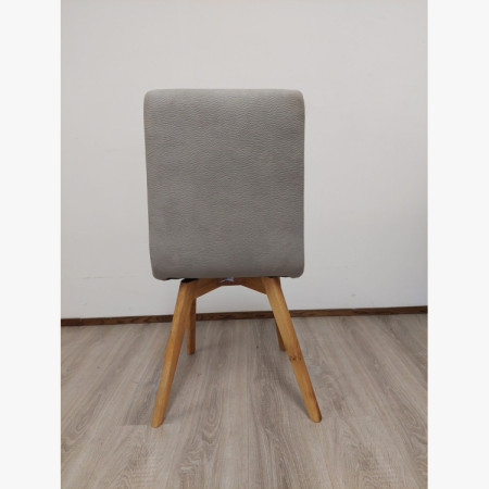 Étkezőszék Lara / Arosa – ecru (műbőr, szürke) – 1 db apró hibával (outlet)