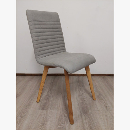 Étkezőszék Lara / Arosa – ecru (műbőr, szürke) – 1 db apró hibával (outlet)