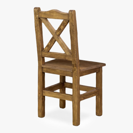 Rusztikus étkezőasztal és székek