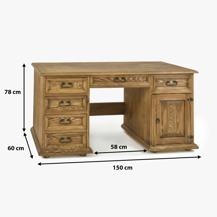 Francia stílusú számítógépasztal