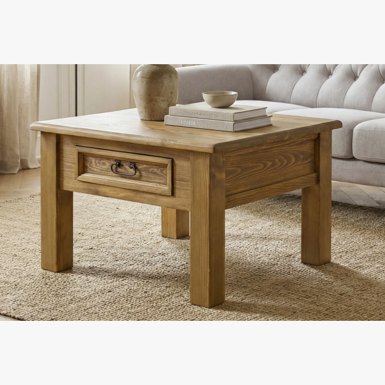 Rusztikus dohányzóasztal