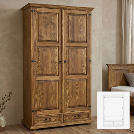 Rusztikus gardróbszekrény