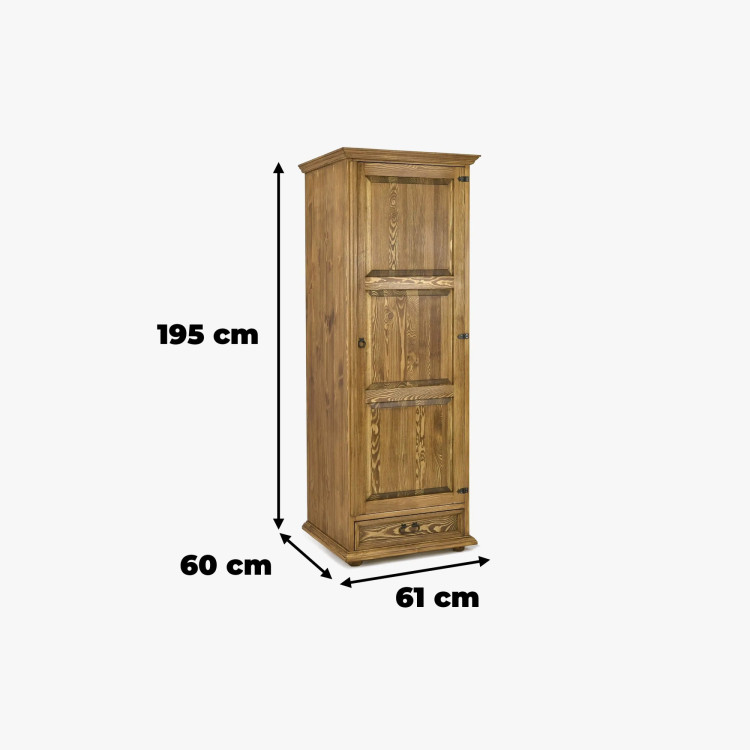 Egyszárnyú szekrény hálószobába