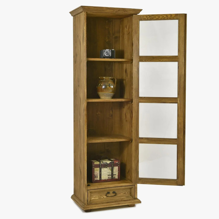 Vitrin rusztikus stílusban