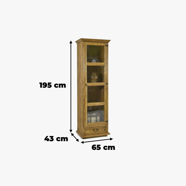 Vitrin rusztikus stílusban