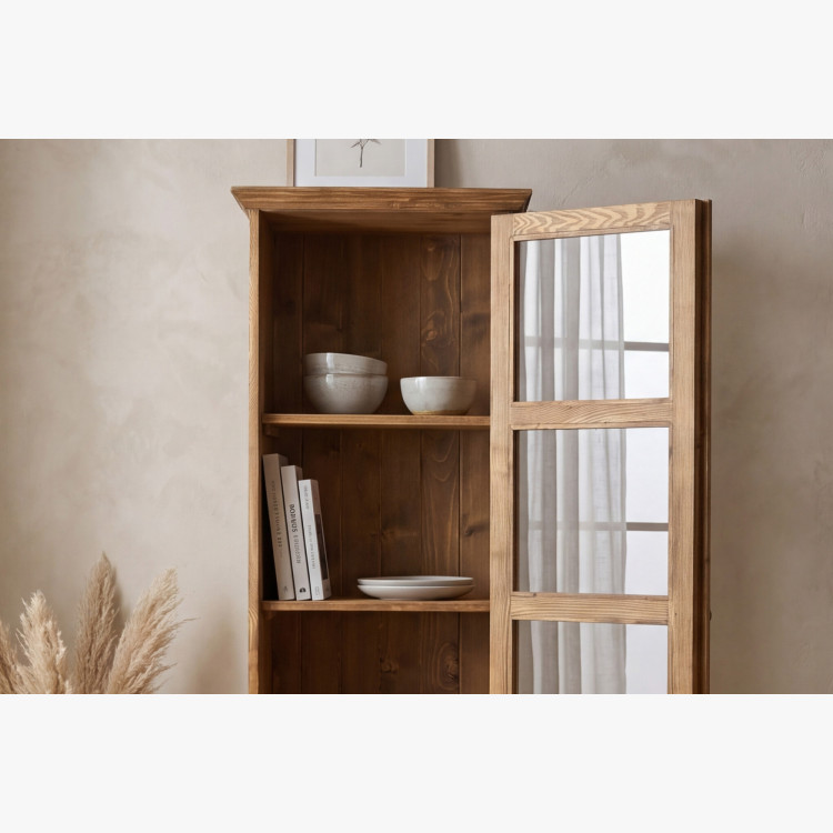 Vitrin rusztikus stílusban