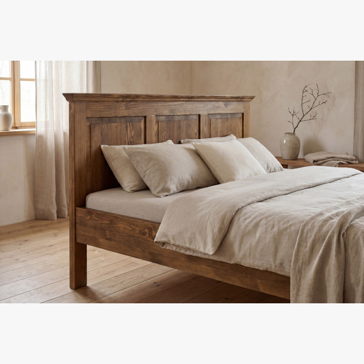 Franciaágy rusztikus stílusban 180 x 200