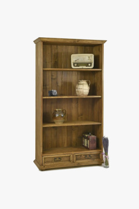 Könyvespolc rusztikus stílusban 2