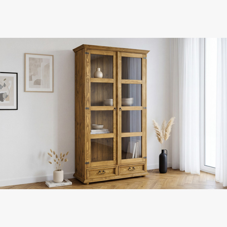 Üveges vitrin étkezőbe