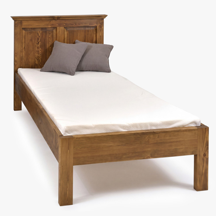 Egyszemélyes ágy rusztikus 90 x 200 cm