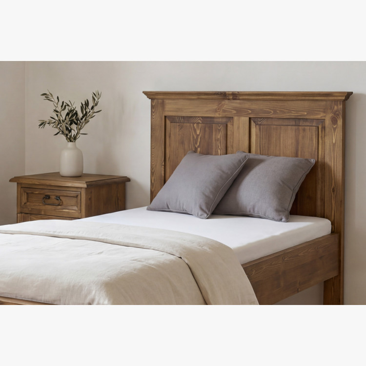 Egyszemélyes ágy rusztikus 90 x 200 cm