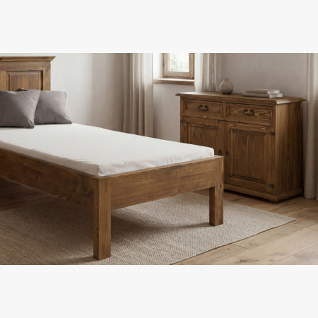 Egyszemélyes ágy rusztikus 90 x 200 cm