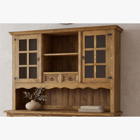 Rusztikus étkezői tálalószekrény