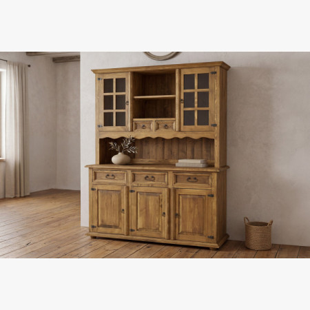 Rusztikus étkezői tálalószekrény