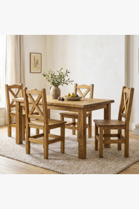 Étkezőgarnitúra paraszti stílusban