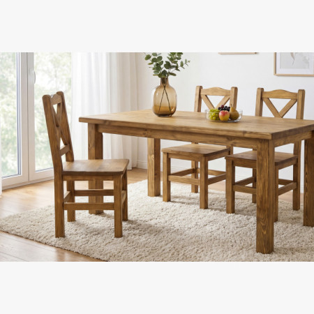 Étkezőgarnitúra paraszti stílusban