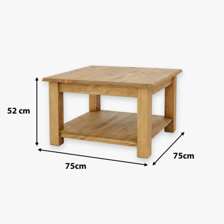 Rusztikus kávézóasztal