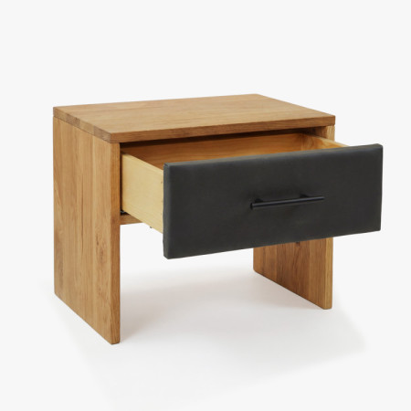 Outlet tölgy tömörfa éjjeliszekrény 50 cm