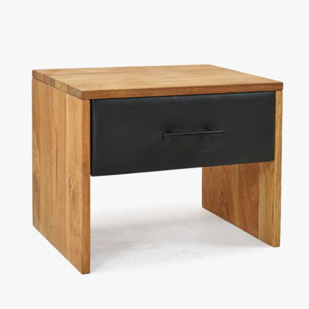 Outlet tölgy tömörfa éjjeliszekrény 50 cm