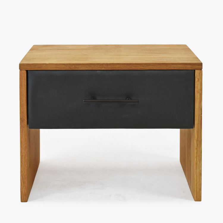 Outlet tölgy tömörfa éjjeliszekrény 50 cm