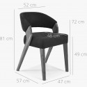 Luxus szék - tölgyfa , Almondo  - 8