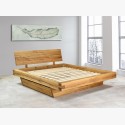 Tölgyfa ágy, természetes tömörfa, Matus 180 x 200 cm  - 3