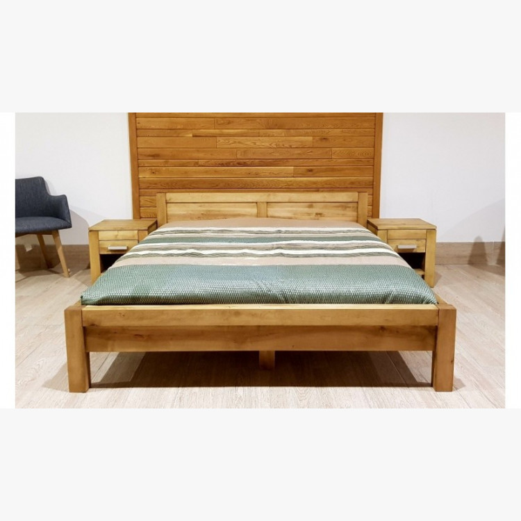Tömörfa ágy 160 vagy 180 x 200 cm méretekkel  - 3