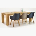 Modern karfás székek asztallal   - 6