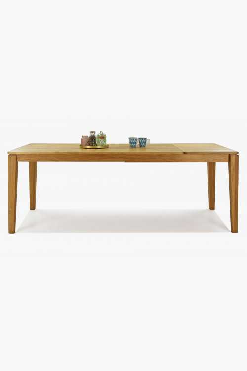 Bővíthető tömörfa asztal tölgy, Houston 160-210 x 90 cm , Fa étkezőasztalok