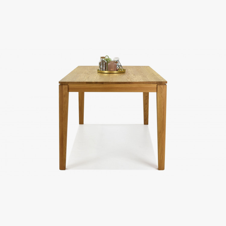 Bővíthető tömörfa asztal tölgy, Houston 160-210 x 90 cm  - 3
