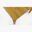 Bővíthető tömörfa asztal tölgy, Houston 160-210 x 90 cm  - 6