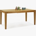 Bővíthető tömörfa asztal tölgy, Houston 160-210 x 90 cm  - 11