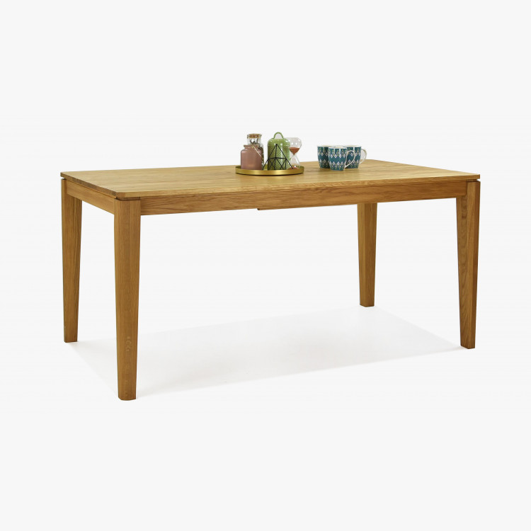 Bővíthető tömörfa asztal tölgy, Houston 160-210 x 90 cm  - 11