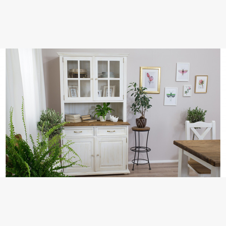 Üveges vitrin provence stílusban  - 4