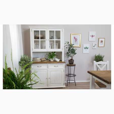 Üveges vitrin provence stílusban  - 4