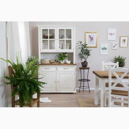 Üveges vitrin provence stílusban  - 5